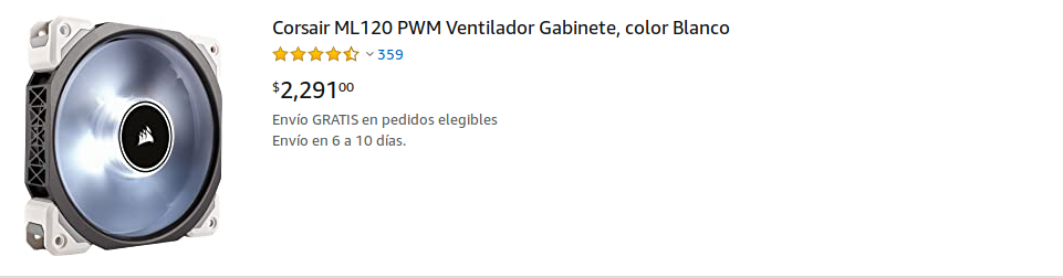 Amazon Ventilador para PC Sobreprecio