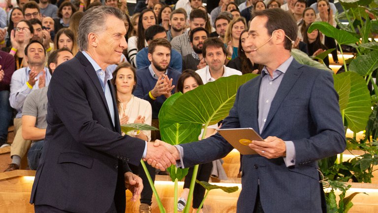 Macri y Galperin inauguración